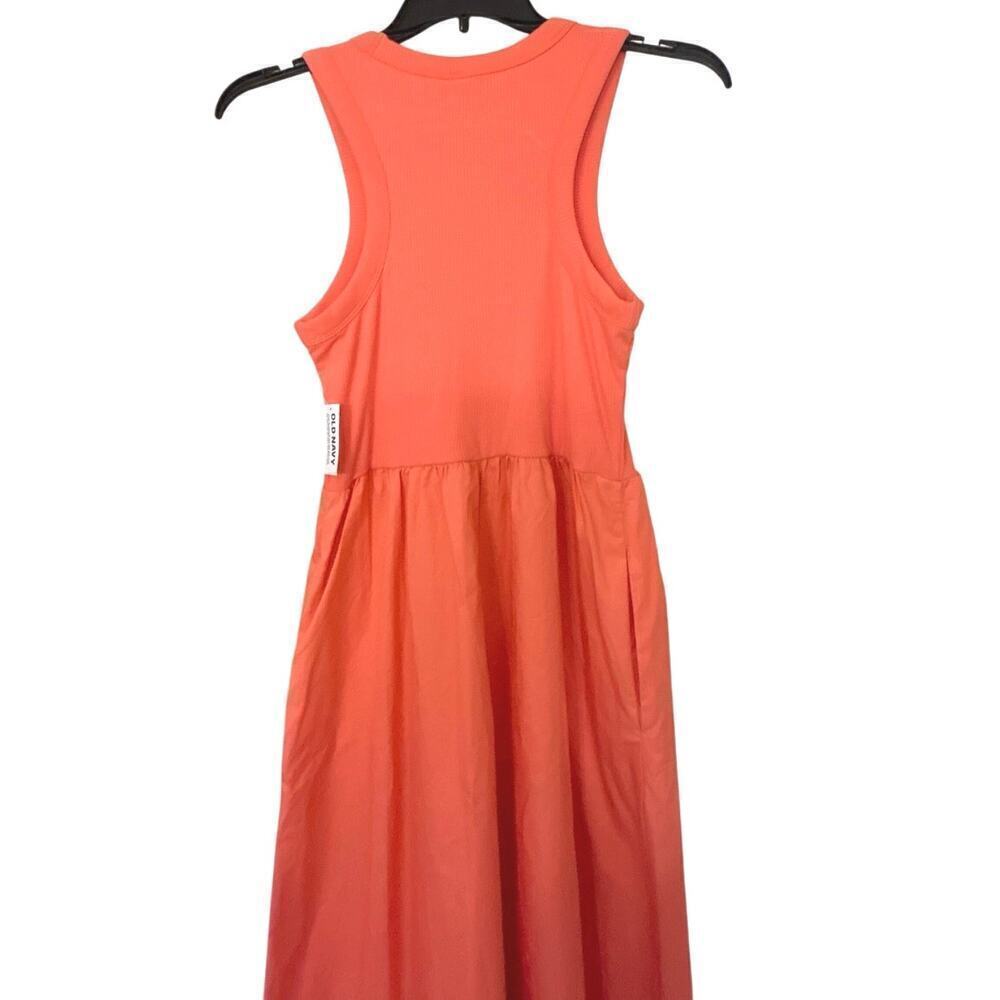 OLD NAVY NWT Coral Sleeveless Cotton A-Line Midi Dress Size Large Summer Beachy - Picture 9 of 11